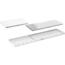 TWELVESOUTH TWS-KY-000006 Apple Magic Keyboard＋Magic Trackpad 2用コンビネーションブリッジ MagicBridge ホワイト TWSKY000006