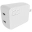 CIO NovaPort DUO 65W GaN®Ŵ USB-C2ݡ ۥ磻 CIO-G65W2C-WH 2ݡ /USB Power Deliveryб /GaN(ⲽꥦ) ѡ CIOG65W2CWH