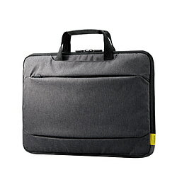 ELECOM(エレコム) ノートパソコン対応 [～15.6インチ] ハンドル付きインナーバッグ 2wayカジュアル ブラック BM-IBCH15NBK BMIBCH15NBK