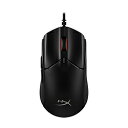 HYPERX ゲーミングマウス Pulsefire Haste 2 ブラック 6N0A7AA ［レーザー /有線 /6ボタン /USB］ 6N0A7AA