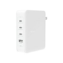 BELKIN BELKIN 140W 4ポート GaN PD対応 急速AC充電器 ホワイト WCH014DQWH ［4ポート /USB Power Delivery対応 /GaN(窒化ガリウム) 採用］ WCH014DQWH 【864】