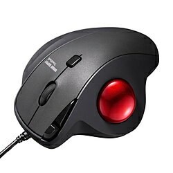 SANWA SUPPLY(サンワサプライ) マウス トラックボール(Chrome/Mac/Windows11対応) MA-TB184BK ［光学式 /有線 /5ボタン /USB］ MATB184BK