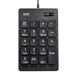 SANWA SUPPLY(サンワサプライ) テンキー 抗菌(Windows11対応) NT-25UBK ［有線 /USB］ NT25UBK