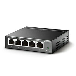 プラグ&プレイで手軽にネットワークを拡張「5ポート ギガビットデスクトップスイッチ」■Auto-MDI/ MDIX、Auto-Negotiation対応10/ 100/ 1000Mbps RJ45ポート×5■プラグ&プレイで設定不要■802.1p/DSCP QoSとIGMPスヌーピング機能に対応■金属製筐体＆ファンレス設計で、据え置きや壁掛け可能■IEEE 802.3xフローコントロール■Green Ethernet technologyで消費電力を抑制本体サイズ(幅×高さ×奥行)mm約100×25×98mmLANポート数5ポート最大通信速度1Giga対応付属品TL-SG105S本体電源アダプターインストールガイド仕様1［規格及びプロトコル］IEEE 802.3i/802.3u/ 802.3ab/802.3x、IEEE 802.1p［インターフェース］10/100/1000Mbpsポート×5（Auto-Negotiation/Auto-MDI/MD）［ファンの数量］ファンレス［電源］外部電源（出力：5V DC / 0.6A）［LEDインジケーター］System Power、各ポートにLink/Act LED仕様2［寸法（幅 X 奥行き X 高さ）］100 x 98 x 25 mm［最大消費電力］2.89W（220V/ 50Hz）［最大放熱］7.83 BTU/h［認証］CE、FCC、RoHS［パッケージ内容］　TL-SG105S本体　電源アダプター　インストールガイド［動作環境］　動作温度：0～50°C、保存温度：-40～70°C　動作湿度：10～90％、保存湿度：5～90％ 結露を避けてください仕様3［パフォーマンス］パケット伝送レート：7.4MppsMACアドレス テーブル：2Kパケット バッファメモリー：1Mbジャンボ フレーム：16KB［ソフトウェア機能］高度な機能：　Green Ethernet technology　802.3Xフローコントロール　802.1p/DSCP QoS　IGMPスヌーピング転送方式：ストア＆フォワードプラグ&プレイで手軽にネットワークを拡張「5ポート ギガビットデスクトップスイッチ」