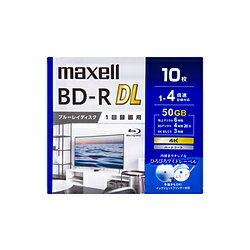 maxell ϿBD-R DL BRV50WPG.10S 10 /50GB /󥯥åȥץ󥿡б BRV50WPG.10S