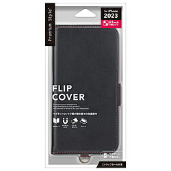 PGA iPhone 15 եåץС Premium Style ֥å PG-23AFP02BK PG23AFP02BK
