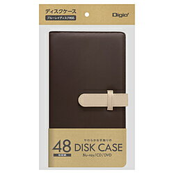 Nakabayashi Blu-ray/DVD/CD対応 ディスクケース 48枚収納 ブラウン BD-092-48BR BD09248BR