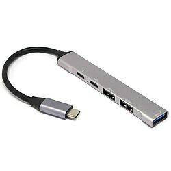 [gA[ RUH-OTGTPU4 USB-C  USB-C{USB-A ϊzXgnu O[ moXp[ /4|[g /USB3.0Ή /USB Power DeliveryΉn RUHOTGTPU4