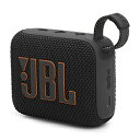 今回登場する「JBL GO 4」はこのようなシーンや場所の多様化に合わせて、プロダクトデザインを一から見直し、新世代のプラットフォームにアップデート。前モデルから踏襲した手のひらに収まるコンパクトサイズはそのままに、サウンドの強化はもちろん、複数台接続やシリーズ初のアプリ対応など、充実した機能性を備えています。さらに、心躍る豊富なカラーバリエーションをご用意、ファッションやアクセサリーをコーディネートする感覚でスタイルに調和したカラーをお選びいただけます。【製品のポイント】・アプリでの直観的な操作とLE Audio対応によるワイヤレスステレオ接続を実現・コンパクトなボディとさらに進化したパワフルサウンド・心踊る豊富なカラーバリエーション・「プレイタイムブースト」による長時間再生・バスルームやビーチなど、屋外でも安心の防水・防塵（IP67）対応・構造を見直し、耐久性と使いやすさが向上した筐体【製品詳細】■アプリでの直観的な操作とLE Audio対応によるワイヤレスステレオ接続を実現プロダクトデザインを一から見直し、新世代のプラットフォームにアップデート。多様なシーンや場所、用途に合わせて使用できる豊富な機能を新たに採用しました。GO/CLIPシリーズとしては初めてJBL独自の専用アプリ「JBL Portable」に対応。複数の機種を一元管理できるだけでなく、サウンドイコライザーの調整や製品のリネーム、起動音のOn/Off、製品のファームウェアアップデートなど、様々なカスタマイズが可能になります。さらにLE Audio対応により、2台のスピーカーを無線で接続する「ワイヤレスステレオ再生」が可能となり、さらに広いサウンドステージを実現します。そして、JBLの複数の対応機器に音声を配信し、同時に再生できる「Auracast」機能など、最新のワイヤレス機能にも対応しました。■コンパクトなボディとさらに進化したパワフルサウンドプラットフォームのアップデートはサウンド面でももちろん実施。「JBL GO 4」はユニットサイズを16%拡大。それ伴いアンプも最適化することで、手のひらサイズのコンパクトな筐体を維持しながらも、前モデルからさらにブラッシュアップされたパワフルなJBLサウンドを実現しています。■心踊る豊富なカラーバリエーション前モデルから採用し市場からも好評を得ているベーシックな“TONE on TONE（トーンオントーン）”カラーに加え、ファッションやデザインのトレンドを押さえたカラーバリエーションをラインナップ。定番のブラック、ブルー、レッド、ホワイト、スクワッドに加え、新たにY2Kファッションにもフィットするジェンダーレスなくすみ系ピンク、ミントグリーン、イエローをあしらったスウオッシュピンクも登場。さらに、メタバースやSCI-FI、西海岸のライフスタイルにインスパイアされた、ブラックを基調に、パープル、オレンジ、グリーンをあしらったファンキーブラック。現代的なテニスウェアのトレンドを取り入れ、ベージュを基調とし、グレー、グリーンを配色したレトロモダンなウィンブルドングリーンもご用意。ファッションアイテム感覚で、スタイルに合わせてお好みのカラーをお選びいただけます。■「プレイタイムブースト」による長時間再生「JBL GO 4」はバッテリーの大容量化により前モデルよりも連続再生時間が2時間アップ。さらに、周波数帯域ごとのエネルギーバランスを調整することで通常よりも再生時間を長くする「プレイタイムブースト」を搭載し、さらに最大2時間の延長が可能となります。■バスルームやビーチなど、屋外でも安心の防水・防塵（IP67）対応IP67に準拠した防水・防塵性能で、万が一の水没でも問題なく、砂場やビーチなど屋外のタフな環境でも安心してお使いいただけます。また、本体側面に搭載された充電端子も防水・防塵対応のため、ボディが汚れてもそのまま丸洗いが可能です。アウトドアやレジャーのお供としてなど使い方の自由度が高く、バスタイムでの使用など、サウンドライフがより楽しくなります。※故障や発火の原因となるため、充電の際は必ず端子が乾いた状態で行ってください。■構造を見直し、耐久性と使いやすさが向上した筐体「JBL GO 4」は前モデルからクッション構造をブラッシュアップし耐久性を高めると同時にループ形状も見直すことでより高いポータビリティを実現しました。また、筐体にはリサイクル・プラスチックやファブリックを採用、さらに本体を包装しているパッケージもFSC認証紙を採用し環境負荷の少ない生分解性のソイインクで印刷することで、サステナブルな製品作りを進めています。本体サイズ(幅×高さ×奥行)mm94.3 x 75.7 x 42.2 mm本体重量190gステレオ・モノラルモノラルタイプ再生周波数帯域90 Hz - 20k Hz総合出力4.2 W RMS防水機能防水BluetoothBluetooth対応Bluetoothクラスver5.3Bluetooth対応プロファイルA2DP 1.4/ AVRCP 1.6Bluetooth対応コーデックSBC/ AAC/ LC3複数台接続「AURACAST」対応、マルチスピーカー再生対応再生時間約7時間充電時間約3時間充電端子USB Type-C付属品USB Type-Cケーブル x1 / QSG x1 / 保証書 / 安全シート x1仕様1JBL Portable アプリでコントロール仕様2IP67 防塵・防水設計仕様3進化したパワフルサウンド全世界累計販売5,500万台を超える大人気シリーズが新世代プラットフォームにアップデートし、4年ぶりのフルモデルチェンジ。ウルトラコンパクトスピーカーの新基準、ポータブルBluetoothスピーカー「JBL GO 4」