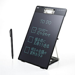 SANWA SUPPLY(サンワサプライ) DH-320BK クリップ付き電子メモパッド DH320BK