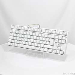 【中古】XTRFY K4 TKL RGB ホワイト 英語(UK) 赤軸メカニカル テンキーレス ゲーミングキーボード XG-K4-RGB-TKL-WH-UK【291-ud】