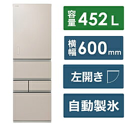 ڴ⥻åȡ TOSHIBA() ¢ 奴 GR-W450GTML-NS 60cm /452L /5ɥ / /2024ǯ GRW450GTMLNS ڤϤԲġ