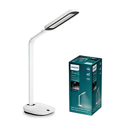 PHILIPS(フィリップス) デスクスタンド ワイド配光 高照度 4段階調光 マルチジョイント式 RobotPlus DSK601 ［LED /昼白色］ DSK601