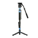 SIRUI カーボンファイバー製5段一脚 L セット(油圧式雲台:VH-10) ブラック P-325FL+VH-10-JP [自立式 /5段 /ビデオ雲台 /カ...