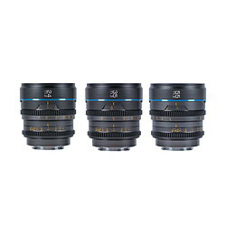 SIRUI シネマレンズ T1.2 APS-C/S35 3本セット X/グレー グレー MS-3SXG-JP ［FUJIFILM X /単焦点レンズ］ MS-3SXG-JP [代引不可]