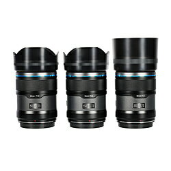 SONY - SIRUI オートフォーカスレンズ F1.2 APS-C 3本セット E/ブラック ブラック AS-3S-EB-JP ［ソニーE /単焦点レンズ］ AS-3S-EB-JP [振込不可] [代引不可]