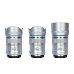 NIKON - SIRUI オートフォーカスレンズ F1.2 APS-C 3本セット Z/シルバー シルバー AS-3S-ZS-JP ［ニコンZ /単焦点レンズ］ AS-3S-ZS-JP [代引不可]