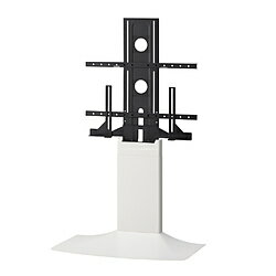 朝日木材 48～77V型対応 壁寄せテレビスタンド Swing ホワイト＆ホワイト WS-F820-WW WSF820WW 【お届け日時指定不可】