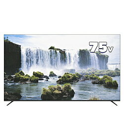 アペックス PCモニター ブラック AP75DPX ［75型 /4K(3840×2160） /ワイド /60Hz］ AP75DPX 【お届け日時指定不可】