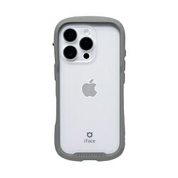 HAMEE iPhone2024 6.3inch iFace Reflection強化ガラスクリアケース iFace グレー 41-979686 IP16PIFACERFTGY