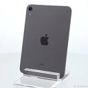 【中古】Apple(アップル) iPad mini 第6世代 64GB スペースグレイ MK7M3J/A Wi-Fi【291-ud】
