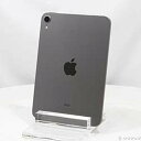 【中古】Apple(アップル) iPad mini 第6世代 64GB スペースグレイ MK7M3J/A Wi-Fi【291-ud】