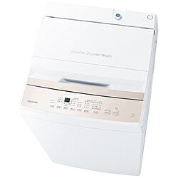 TOSHIBA(東芝) 全自動洗濯機 ピュアホワイト AW-7GM4(W) ［洗濯7.0kg /簡易乾燥(送風機能) /上開き］ AW7GM4W 【お届け日時指定不可】
