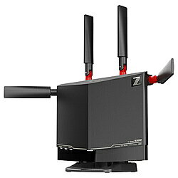 本製品はWi-Fi 7 対応トライバンドルーター ミドルハイモデルのWi-Fiルーターです。MLO・320MHz幅通信・4K-QAMに対応しており、2台組み合わせ時、及びWi-Fi 7 対応端末との通信のスループット向上・低遅延化に寄与します。また、「3軸回転外付けアンテナ」により、電波の到達距離を補います。「ハイパフォーマンスモデル Wi-Fi 7(11be)対応トライバンドWi-Fiルーター 5764+2882+688Mbps AirStation」■進化したWi-Fi 7機能に対応・MLO（Multi-Link Operation）MLOを利用することで、2.4GHz/5GHz/6GHzのうちから、複数の周波数帯を同時利用できるようになりました。これにより、通信容量が拡大し通信速度が向上するほか、干渉波を受けても影響のない通信帯域を利用し、遅延が起きにくくなるなど通信の安定化が期待できます。 ・320MHz幅通信無線通信で一度に利用できる帯域幅が、160MHz幅から320MHz幅に拡張されます。これにより、従来に比べて2倍の通信速度が実現できます。※320MHz幅の通信は、6GHz帯のみ利用可能です。 ・4096QAM変調方式の改善により、通信効率が向上します。一度に表現できる情報量が、1024QAM（10bit）→ 4096QAM（12bit）に増加し、これにより通信速度が1.2倍に増加します。近距離通信時に有効な機能です。 ・Multi-RU（Multi-Resource Unit）Multi-RUは、無線通信における1ユーザーあたりの周波数割り当てを、さらに細かい単位で実現できるようにするものです。従来は1ユーザーに1つのRU（Resource Unit）までの割り当てでしたが、Wi-Fi 7では、1ユーザーに複数のRUを割り当てることができるようになりました。周波数の利用効率が向上します。 ■高速通信を実現するハイパフォーマンスモデル本商品は、6GHz/5GHz/2.4GHz 3つの周波数帯での高速通信を実現するハイパフォーマンスモデルです。6GHzにおいて最大5764Mbps、5GHzにおいて最大2882Mbps、2.4GHzにおいて最大688Mbpsの高速通信が可能です。※1※1：表示の数値は理論上の最大値であり、実際の転送速度を示すものではありません。※ 6GHz帯で通信するためには、端末も6GHz帯の通信に対応している必要があります。 ■軸回転 外付けアンテナ80MHz/160MHz/320MHzそれぞれのパフォーマンスを同時に最大化する独自のアンテナ設計。3軸回転機構で特定方向の端末へ強力に電波を届けることが可能です。外付けアンテナを調節し、電波の狙い撃ちが可能。効率良く電波を届けることができます。 ■INTERNET 10Gbps対応ポート搭載INTERNET回線への接続用に10Gbps対応ポートを搭載動画ストリーミングサービスやネットゲームなど、大容量ネットサービスを快適に楽しめます。※INTERNETポートのみ10Gbps対応となります。 ※10G/5G/2.5G/1G/100Mbps（規格値）に対応しています。 ■手軽にメッシュネットワークを実現する「Wi-Fi EasyMesh」・家じゅうを複数のWi-Fi機器で簡単にカバーEasyMeshネットワークを利用するには、コントローラおよびエージェントとして使用するWi-Fiルーター、アクセスポイント、Wi-Fi中継機がすべてEasyMeshに対応している必要があります。EasyMesh対応ファームウェアにアップデートしてお使いください。本体サイズ(幅×高さ×奥行)mm230×163×60mm ※本体のみ（アンテナおよび突起部除く）本体重量約790g ※本体のみ接続台数35台利用間取り目安～4LDK/3階建無線規格Wi-Fi 7(be)ax/ac/n/a/g/b無線規格名称Wi-Fi 7(be)周波数2.4/5GHz/6GHz無線通信速度6GHz：IEEE 802.11be:5764Mbps (320MHz 2x2)ax:2401Mbps (160MHz 2x2)5GHz：IEEE 802.11be:2882Mbps (160MHz 2x2)ax:2401Mbps (160MHz 2x2)ac:1733Mbps (160MHz 2x2)n: 300Mbps (40MHz 2x2)a: 54Mbps2.4GHz：IEEE 802.11be: 688Mbps (40MHz 2x2)ax: 573Mbps (40MHz 2x2)n : 400Mbps (40MHz 2x2)※端末が256QAMに対応している必要があります。g : 54Mbpsb : 11Mbpsアンテナ数(ストリーム数)外部アンテナ： 6GHz：2本 5GHz：2本 2.4GHz：2本 （うち、5GHz/2.4GHz共通：2本、6GHz専用：2本）メッシュWifiメッシュWifi対応外付けドライブ用USB対応USB 3.2 (Gen1)、USB Type-A×1 ※初期設定はUSB 2.0(Web設定画面よりUSB 3.2(Gen1)に切り替え可能です。)LANポート数4ポートLANポート規格［伝送速度］LANポート：最大1Gbps（1G/100M/10Mbps）×4※1Gbpsの場合のみ半二重通信(Half-Duplex)には対応しておりません。INTERNETポート：最大10Gbps（10G/5G/2.5G/1G/100Mbps）×1※半二重通信(Half-Duplex)には対応しておりません。［端子形状］RJ-45型 8極IPv6IPv6対応ビームフォーミング機能ビームフォーミング機能ありMU-MIMOMU-MIMOありワンタッチ接続機能ワンタッチ接続機能ありセキュリティ規格WPA3対応OSWindows 11、Windows 10 64ビット/32ビットmacOS 11以降iOS 15以降Android 9以降付属品スタンド、LANケーブル（カテゴリー6A：2m）、ACアダプター、取扱説明書（保証書）仕様1≪無線LANインターフェース≫［伝送方式］CCK、DSSS、OFDM、OFDMA、MIMO、MLO［セキュリティー］WPA3 PersonalWPA2 PersonalWPA/WPA2 PersonalWPA2/WPA3 PersonalWEP(128-bit / 64-bit)OPENAny接続拒否プライバシーセパレーターMACアクセス制限（最大登録許可台数：64台）［アクセスモード］インフラストラクチャーモード、中継機能仕様2［周波数範囲（チャンネル）］6GHz：191～283ch（5955～6415MHz）5GHz：W52　36/40/44/48ch（5180～5240MHz）W53　52/56/60/64ch（5260～5320MHz）W56　100/104/108/112/116/120/124/128/132/136/140/144ch（5500～5720MHz）2.4GHz：1～13ch（2412～2472MHz）※電波法により6GHz/W52/53は屋外使用禁止です。(法令により許可された場合を除く)仕様3［ネット脅威ブロッカー］ネット脅威ブロッカー2 プレミアム［電源］AC100V 50/60Hz［消費電力］23.5W（最大）［制限事項］※一部機能はルーター動作時のみに使用可能です。詳細は取扱説明書でご確認ください。※本製品は屋内使用に限ります。本製品はWi-Fi 7 対応トライバンドルーター ミドルハイモデルのWi-Fiルーターです。MLO・320MHz幅通信・4K-QAMに対応しており、2台組み合わせ時、及びWi-Fi 7 対応端末との通信のスループット向上・低遅延化に寄与します。また、「3軸回転外付けアンテナ」により、電波の到達距離を補います。「ハイパフォーマンスモデル Wi-Fi 7(11be)対応トライバンドWi-Fiルーター 5764+2882+688Mbps AirStation」