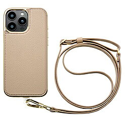 CCCフロンティア Cross Body Case Duo for iPhone 16 Pro Max Greige UNICSIP24LP2CBGG