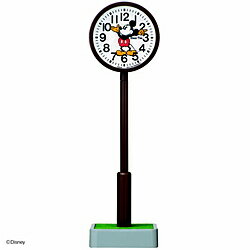 SEIKO ポール型置時計 【Disney Time(ディズニータイム)】 濃茶色 FD881B FD881B