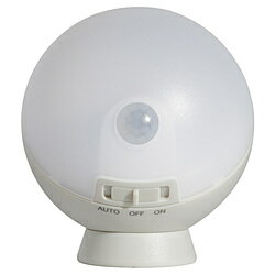 ムサシ てのりまんまるセンサーライト ペールグレー WSL001PG