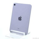 【中古】Apple(アップル) iPad mini 第6世代 64GB パープル MK7R3J/A Wi-Fi【291-ud】