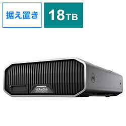 Hard Disk Drives （External） - SANDISKPROFESSIONAL SDPHG1H-018T-SBAAD 外付けHDD Thunderbolt（USB-C）接続 G-DRIVE PROJECT(Mac対応) ［18TB /据え置き型］ SDPHG1H018TSBAAD