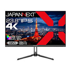 JAPANNEXT USB-C接続 PCモニター JN-IPS2380UHDR-C65W ［23.8型 /4K(3840×2160） /ワイド /60Hz］ JNIPS2380UHDRC65W 【864】