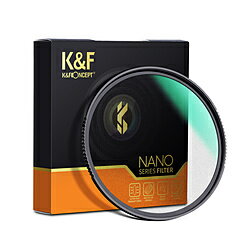 K＆F Concept NANO-X ブラックディフュージョン 1/2 フィルター 77mm KF-77BD1/2 ［77mm］ KF77BD1/2
