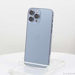 【中古】Apple(アップル) iPhone13 Pro Max 128GB シエラブルー 3J793J／A SIMフリー【291-ud】