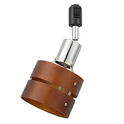 オーム電機 レールライト ライティングダクト用 E26口金 ダークブラウン ORLSE26MDBK ［E26 /LED］ ORLSE26MDBK