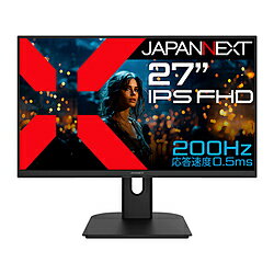 JAPANNEXT JN-IPS27G200F ゲーミングモニター ［27型 /フルHD(1920×1080) /ワイド /200Hz］ JNIPS27G200F
