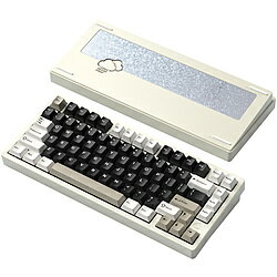 KIBU キーボード Rainy 75 Pro系モデル(Cocoa・英語配列) ホワイト PR75CWHT ［有線・ワイヤレス /Bluetooth・USB］