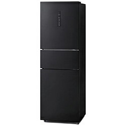 アイリスオーヤマ ノンフロン冷凍冷蔵庫 ブラック IRSN-HF24A-B ［幅56.2cm /235L /3ドア /右開きタイプ］ 【基本設置料金セット】 IRSNHF24A 【お届け日時指定不可】