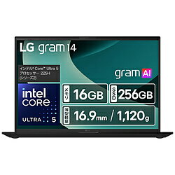 LG(エルジー) ノートパソコン LG gram 14 オブシディアン...(2.0)