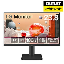 LG(エルジー) PCモニター 24MS550-B [23.8型 /フルHD(1920×1080) /ワイド]【外箱不良品】 *24MS550B [振込不可]