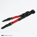 CAMIN cam-in(カムイン)カメラストラップ フレックスシリーズ リング式 (ブラック × レッド)NCS-015201 NCS015201(2)