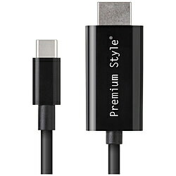 Hdmi Cable - PGA USB-C ⇔ HDMI ケーブル [映像 /3.0m /4K] ブラック PG-SUCTV3MBK ［USB-C ⇔ HDMI /4K］ PGSUCTV3MBK