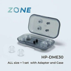 radius(ラディウス) イヤーピース XS/S/M/L 各1ペア　ケース付き クリア HP-DME30CL HPDME30CL