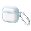 ELECOM(エレコム) AirPods 4 ケース 用 耐衝撃 カバー ( ワイヤレス / MagSafe 充電対応 ) 衝撃吸収 落下防止 カラビナ付 TO...