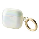 ELECOM(エレコム) AirPods 4 ケース 用 ソフト カバー ( ワイヤレス / MagSafe 充電対応 ) 落下防止 カラビナ付 &me クリア...