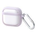 ELECOM(エレコム) AirPods 4 ケース 用 耐衝撃 カバー ( ワイヤレス / MagSafe 充電対応 ) 衝撃吸収 落下防止 カラビナ付 TO...