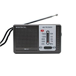 WINTECH ポータブルラジオ WINTECH KMR-61 ［ワイドFM対応 /AM/FM］ KMR61