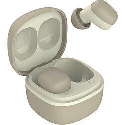 カシムラ 完全ワイヤレスイヤホン MINI beige BL-123 ［ワイヤレス(左右分離) /Bluetooth対応］ BL123